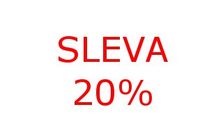 !! SLEVA až 20 % od 1.11. – 10.12. !!!